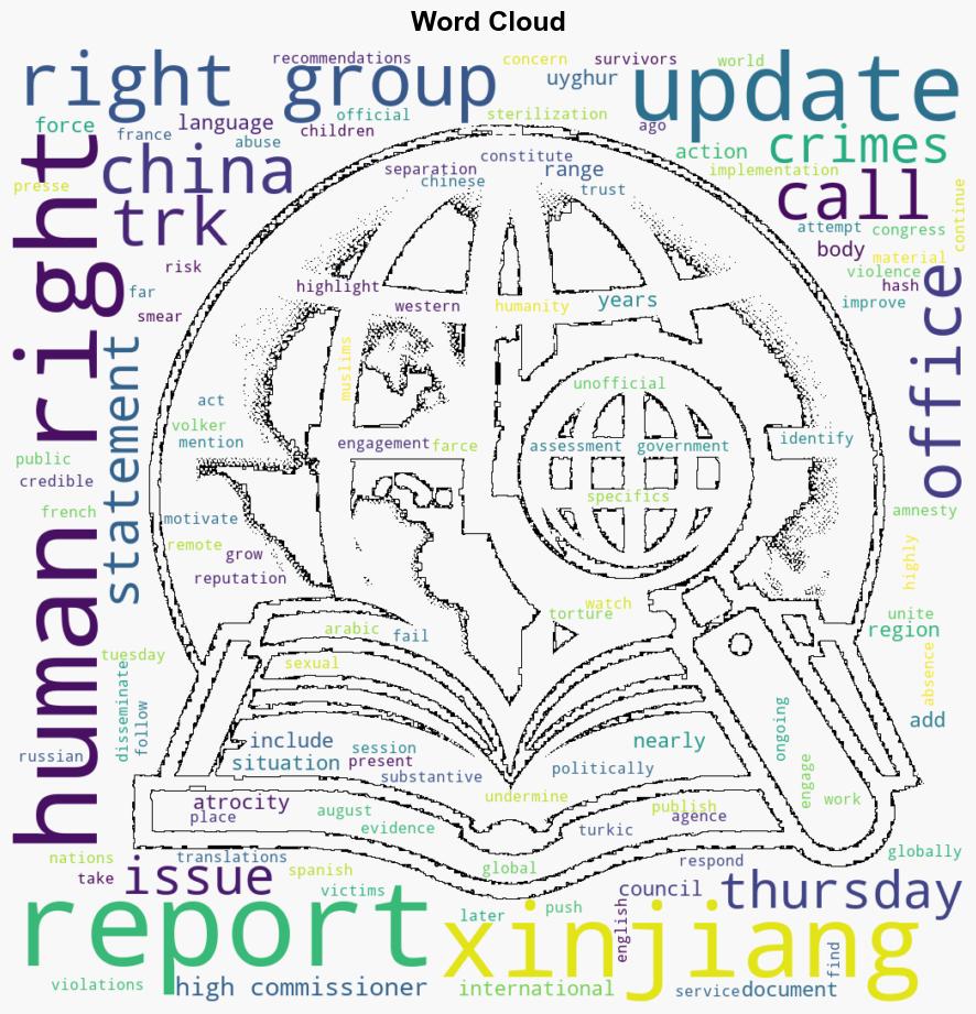Human rights groups call for UN update action on Chinas Xinjiang - VOA News - Image 1