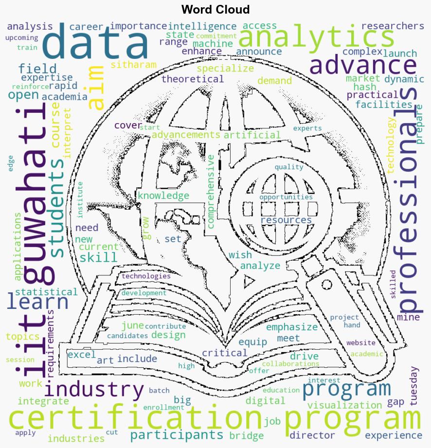 IIT Guwahati Launches Certification Programs in Advanced Data Analytics - Thehillstimes.in - Image 1