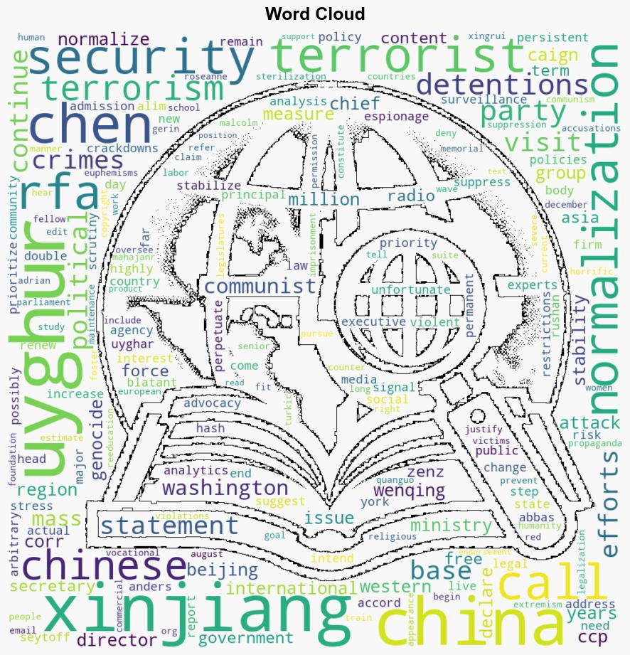 In Xinjiang Chinas security chief calls for normalization of counterterrorism steps - Globalsecurity.org - Image 1