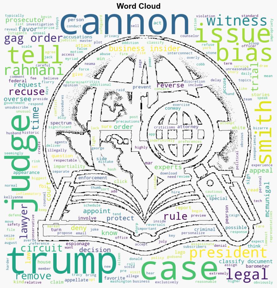 Jack Smith moved to gag Trump from claiming the FBI plotted his assassination The motion could strategically reveal Judge Aileen Cannons alleged bias - Business Insider - Image 1