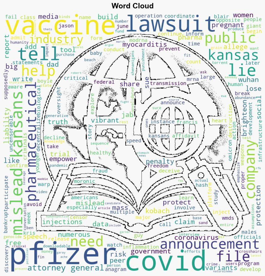 Kansas AG sues Pfizer for misleading Kansans on COVID vaccine alleging numerous counts of FRAUD - Naturalnews.com - Image 1