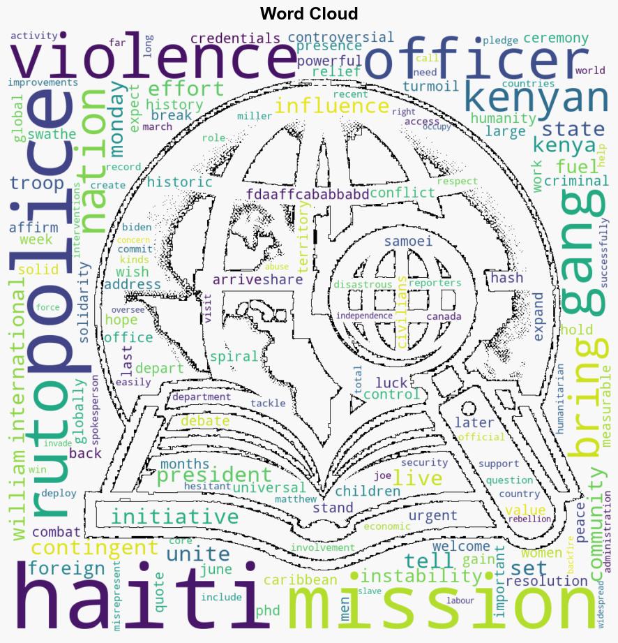 Kenyan police to depart for contentious peacekeeping effort in Haiti - Al Jazeera English - Image 1