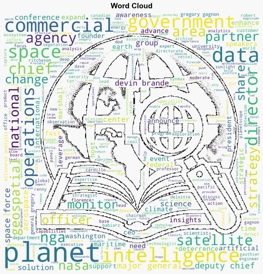 Leveraging Satellite Data and Artificial Intelligence US Government Customers Showcase Using Tech for Intelligence at Planethosted Event Including NGA Space Force and NASA - Marketscreener.com - Image 1