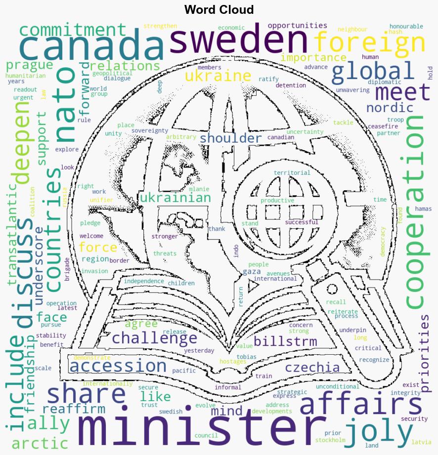 Minister Joly meets with Swedens Minister for Foreign Affairs - Globalsecurity.org - Image 1