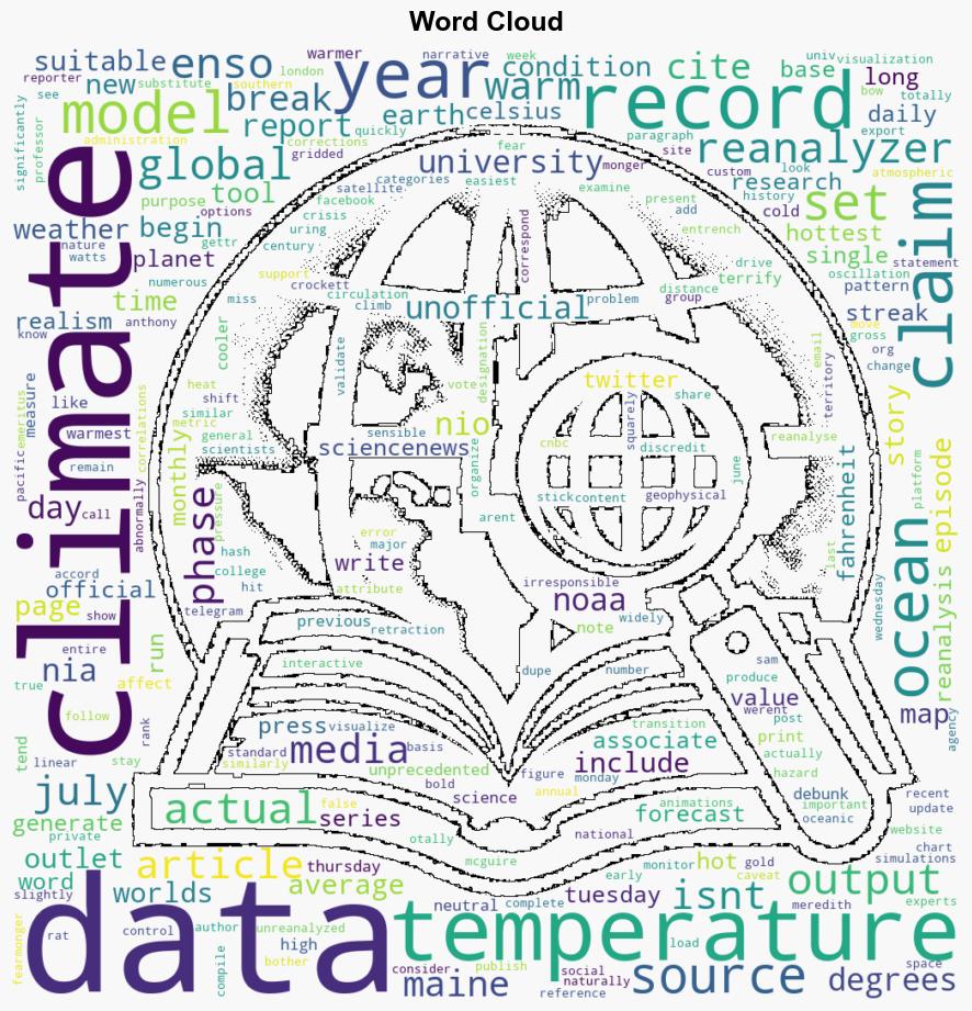 No ScienceNews Your Oceans RecordBreaking Hot Streak Claims Are False - Wattsupwiththat.com - Image 1