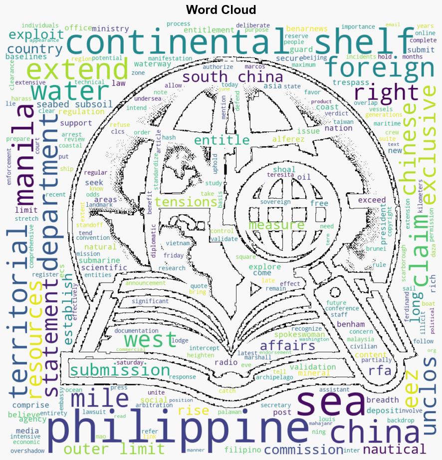 Philippines seeks UN validation to extend continental shelf limits - Globalsecurity.org - Image 1