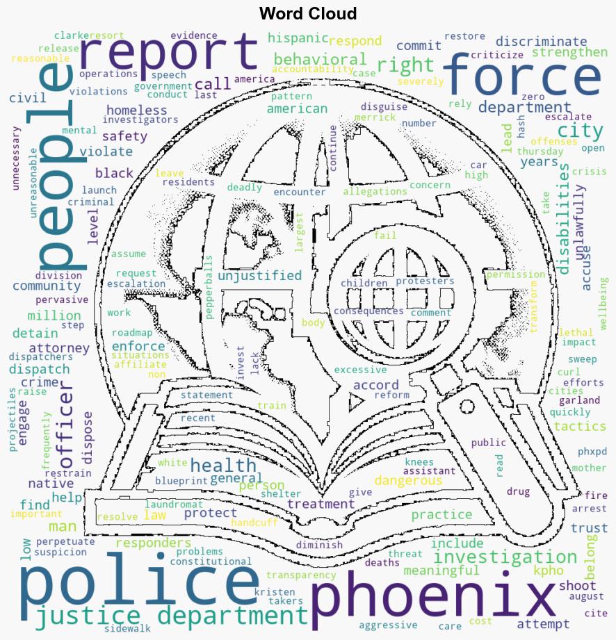 Phoenix police discriminate violate civil rights Justice Dept says - CBS News - Image 1