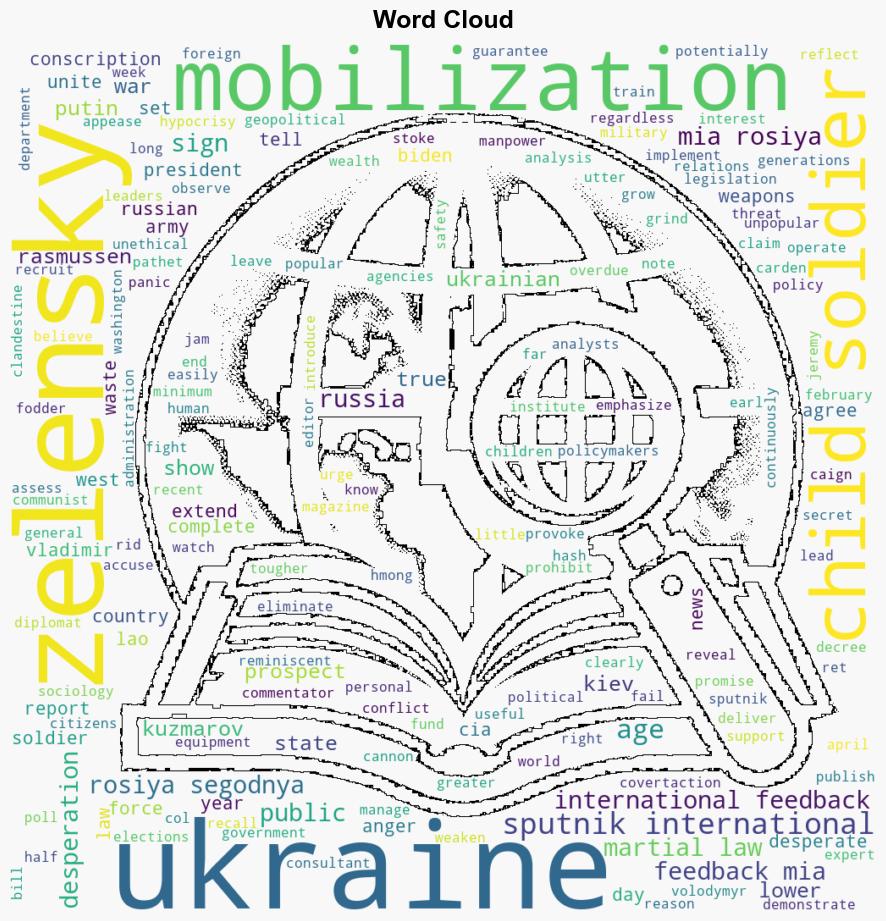 Prospect of Ukraine Child Soldiers Shows US Desperate Will Set Public Against Zelensky - Sputnikglobe.com - Image 1