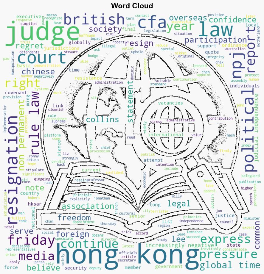 Resignations of two UK judges from HKs top court could be linked to UKs increasingly negative stance - Globalsecurity.org - Image 1