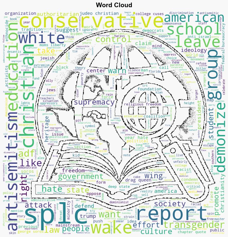 SPLC Brands Conservatives Response to Woke Culture Takeover Christian Supremacy Ethnocide - Daily Signal - Image 1