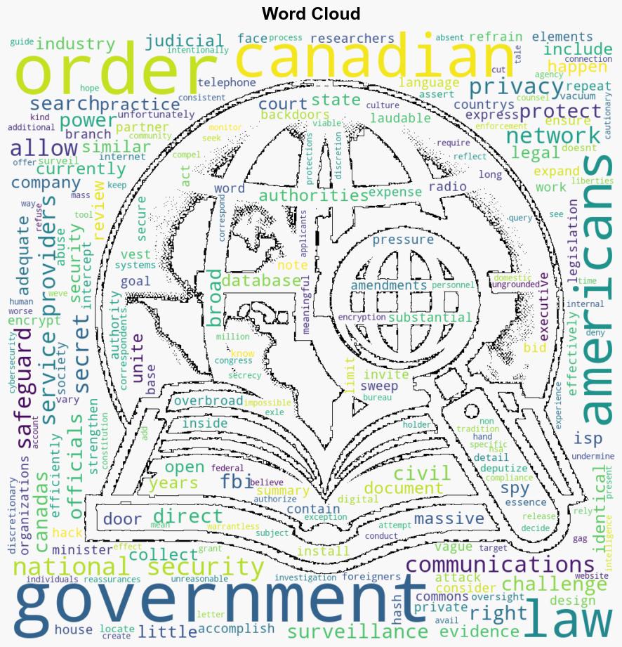 Security Surveillance and Government Overreach the United States Set the Path but Canada Shouldnt Follow It - EFF - Image 1