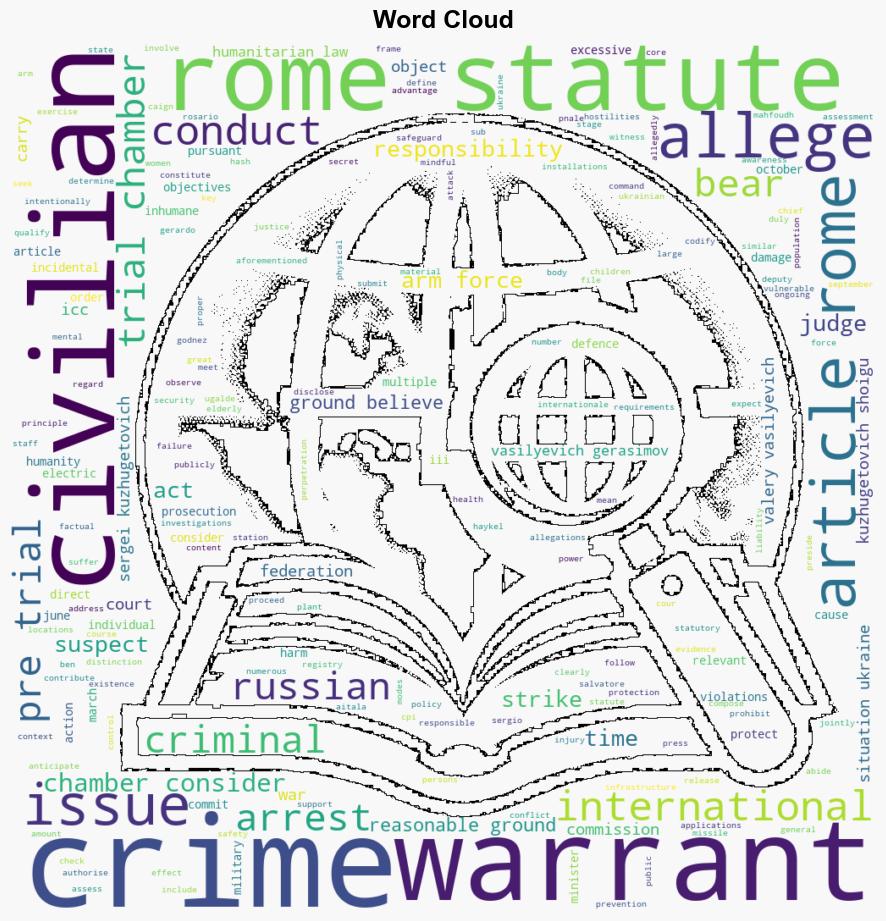 Situation in Ukraine ICC judges issue arrest warrants against Sergei Kuzhugetovich Shoigu and Valery Vasilyevich Gerasimov - Globalsecurity.org - Image 1