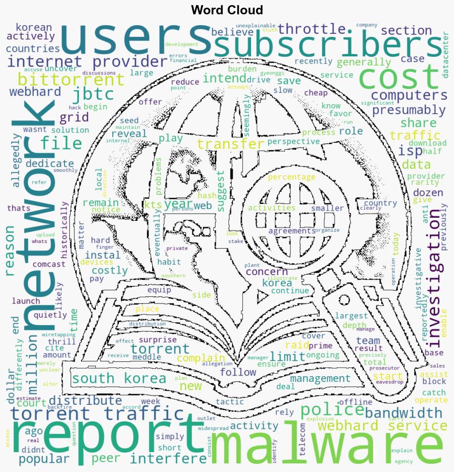 South Korean ISP Infected Torrenting Subscribers with Malware - Torrentfreak.com - Image 1