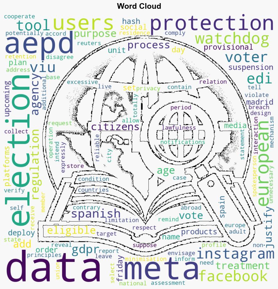 Spains data watchdog blocks two EU election tools from Metas Instagram Facebook - CNA - Image 1