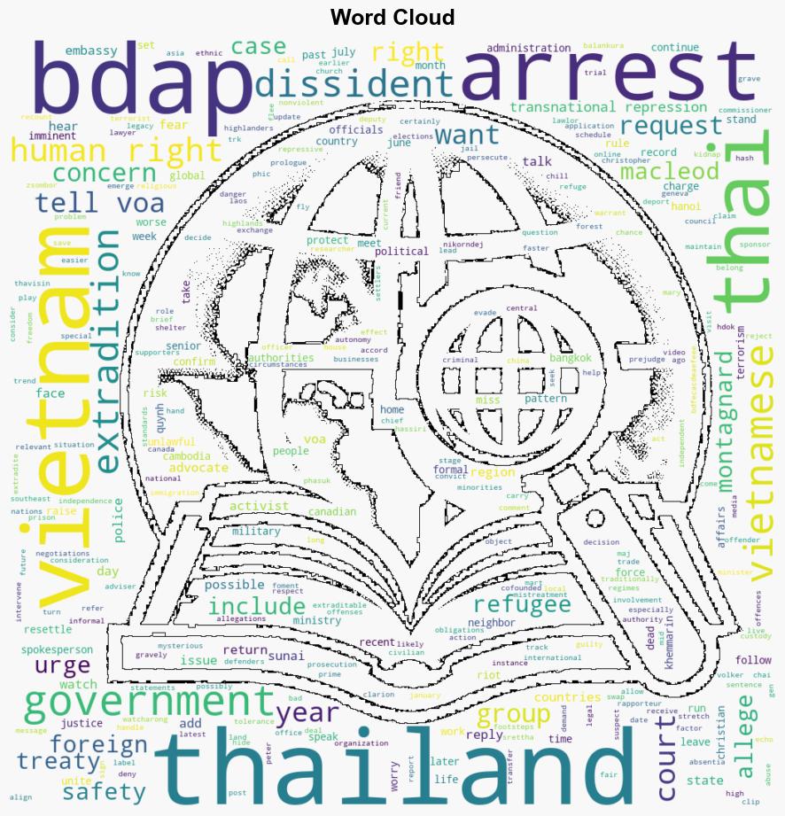 Thailand sets extradition hearing for Montagnard activist wanted by Hanoi - Globalsecurity.org - Image 1