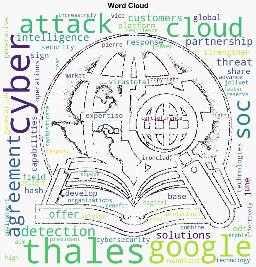 Thales agreement with Google Cloud in the field of cyberattacks - Marketscreener.com - Image 1