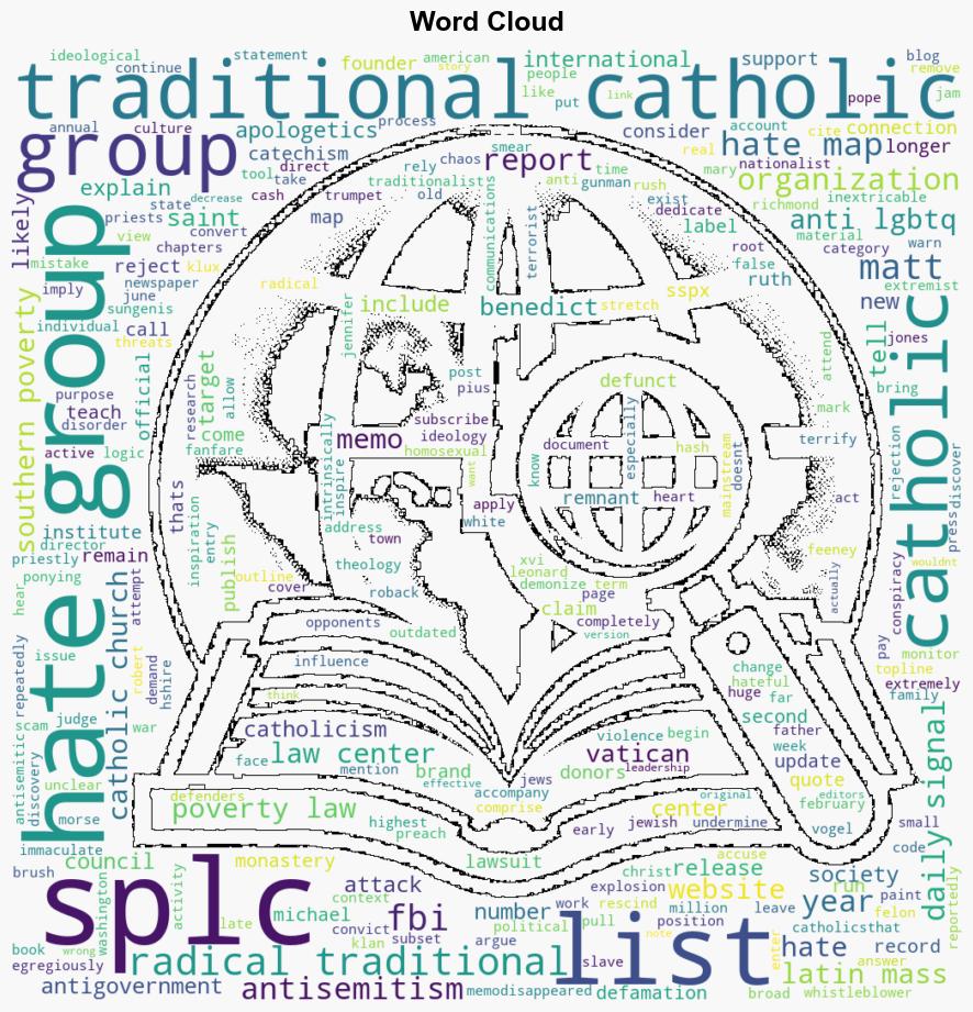 The FBI Stopped Targeting Radical Traditional Catholics The SPLC Didnt Get the Memo - Daily Signal - Image 1