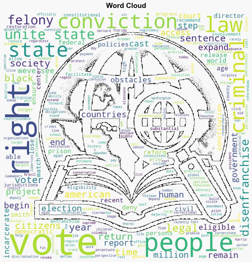 US An Outlier in Denying Voting Rights for Criminal Convictions - Human Rights Watch - Image 1