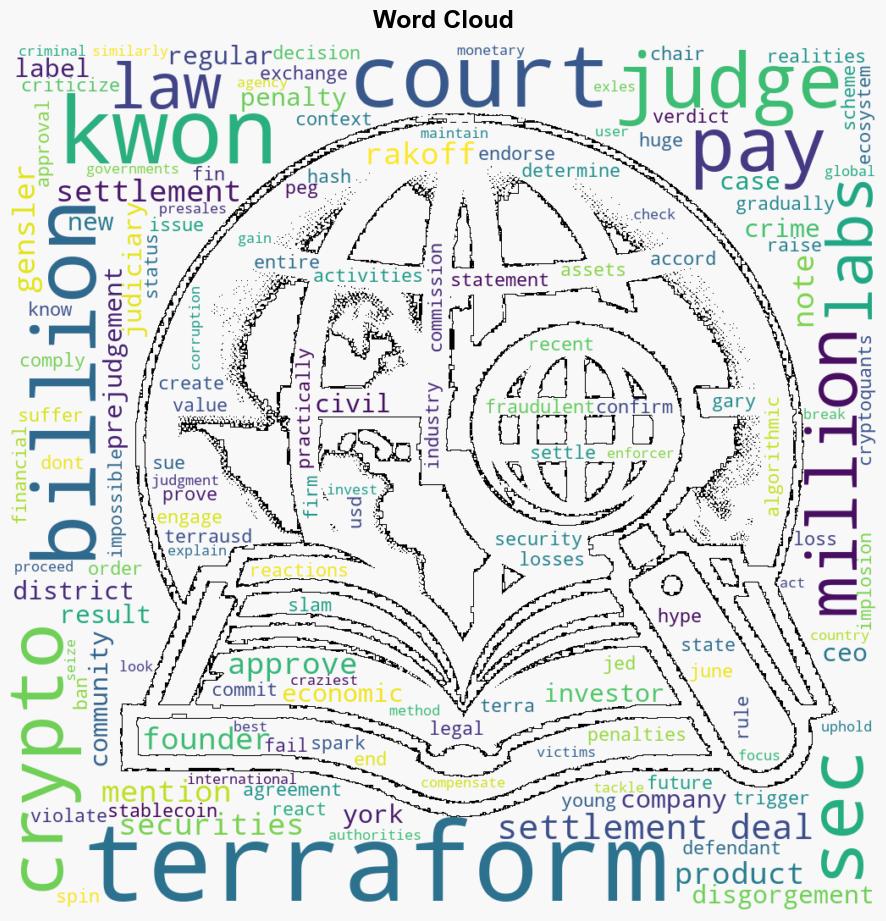 US Judge Signs A 45 Billion Settlement For Terraform With SEC - Techreport.com - Image 1