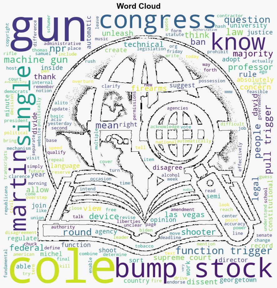 US Supreme Court overturns federal ban on gun bump stocks - NPR - Image 1