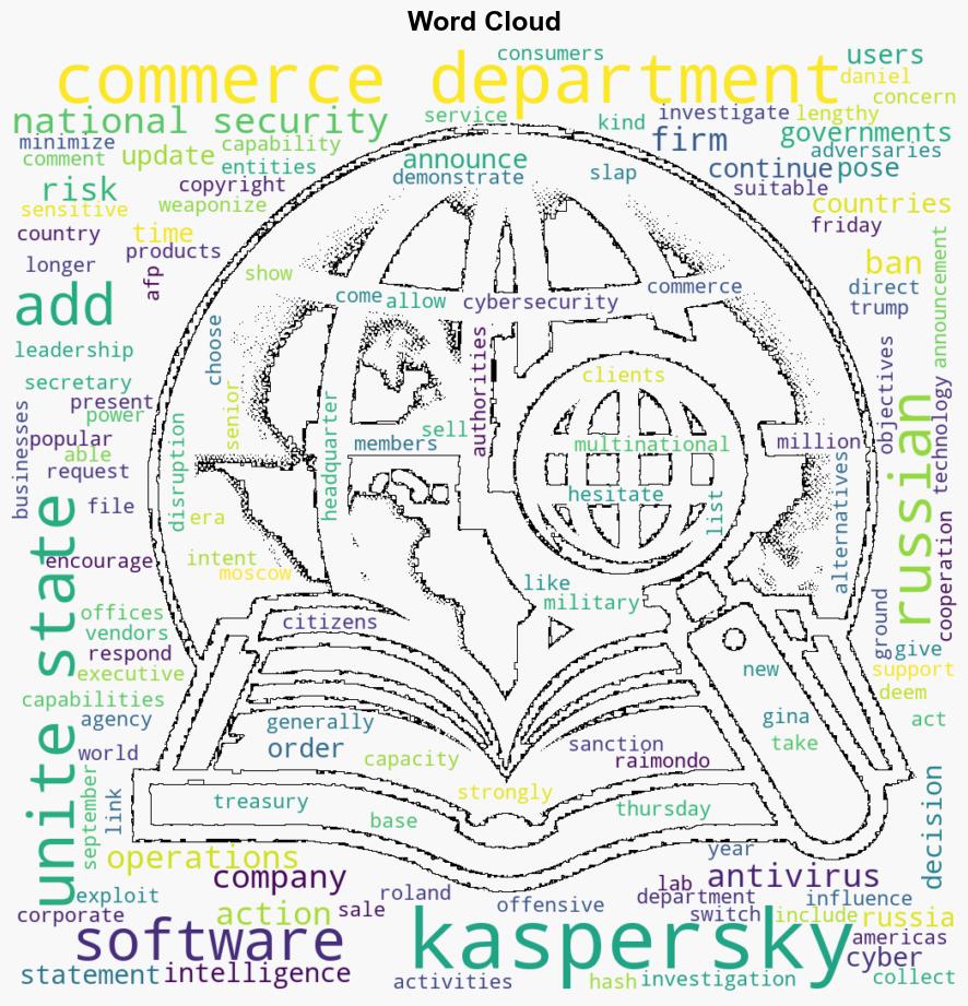 US bans Russias Kaspersky antivirus software - Digital Journal - Image 1