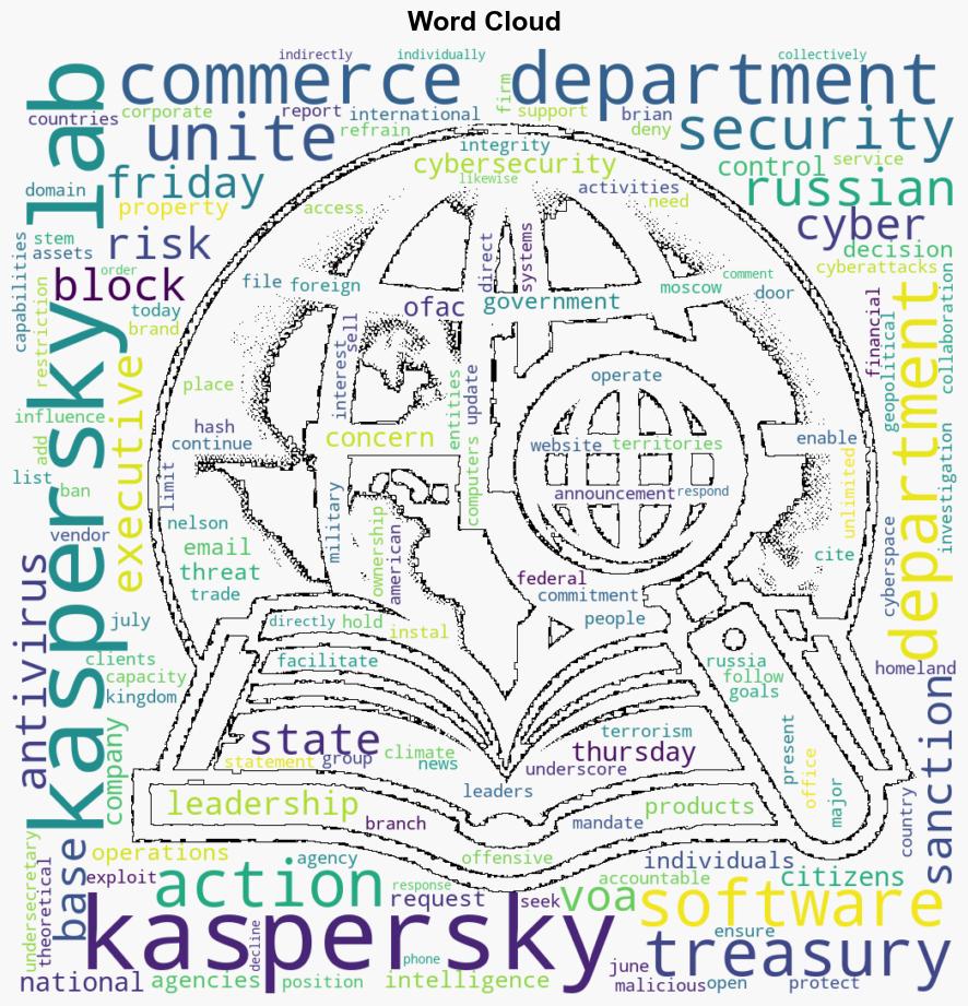 US sanctions 12 Kaspersky Lab leaders - Globalsecurity.org - Image 1