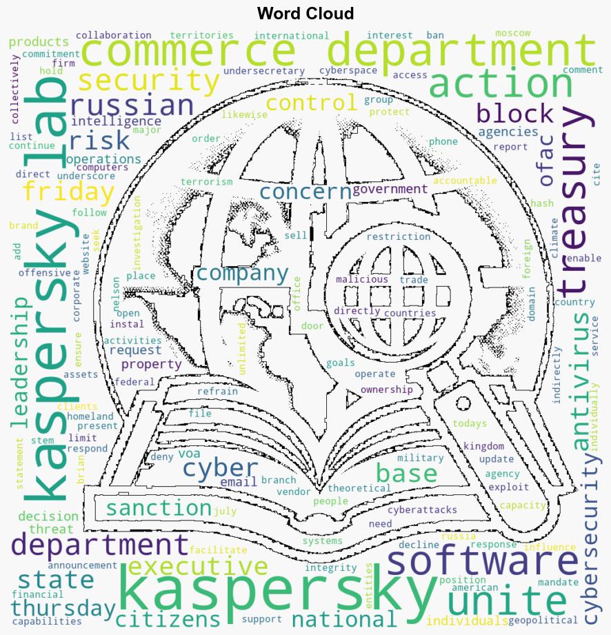 US sanctions 12 Kaspersky Lab leaders - VOA News - Image 1