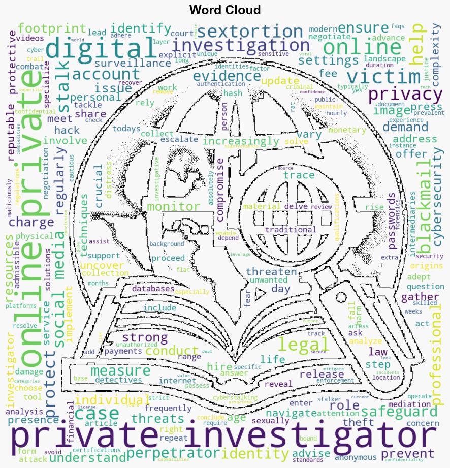 Unveiling the World of Online Private Investigators A Guide to Combatting Sextortion Blackmail and Stalking - Incrediblethings.com - Image 1