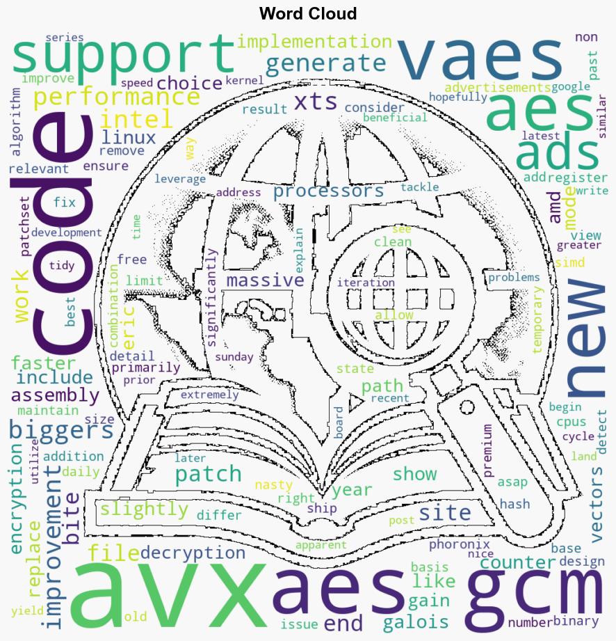 Up To 162 Faster AESGCM EncryptionDecryption For Intel AMD CPUs On Linux - Phoronix - Image 1