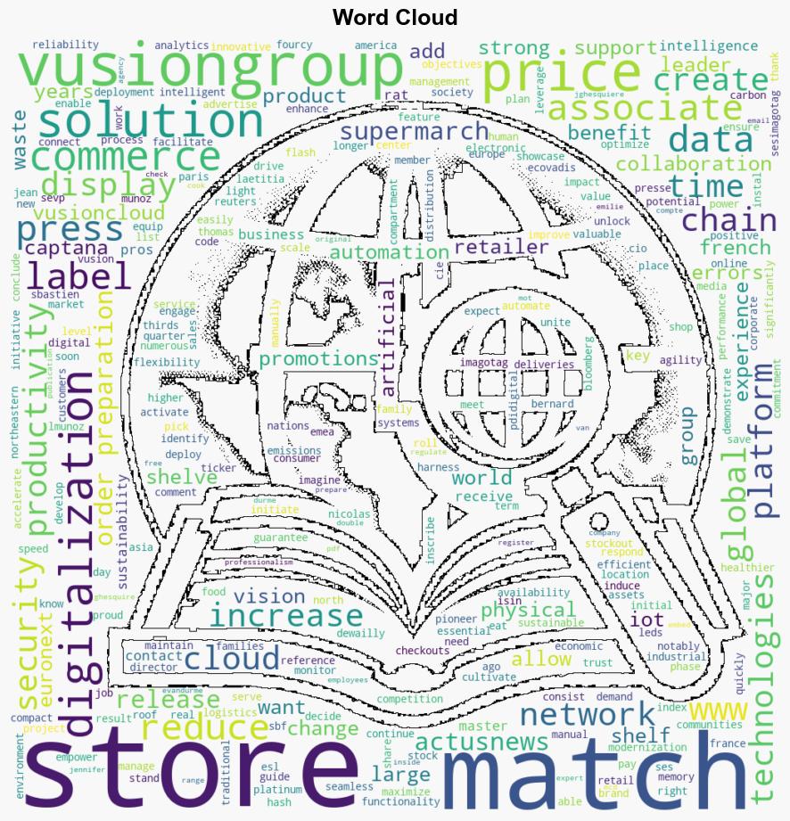 Vusiongroup French grocery retailer Match accelerates the digitalization of its stores with VusionGroup - Marketscreener.com - Image 1