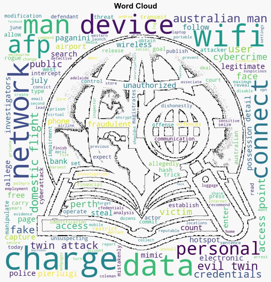 Australian man charged for Evil Twin WiFi attacks on domestic flights - Securityaffairs.com - Image 1