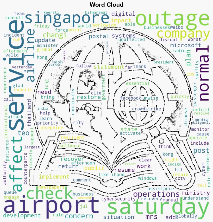 Checkin operations back to normal for most Changi Airport airlines hit by CrowdStrike outage - CNA - Image 1