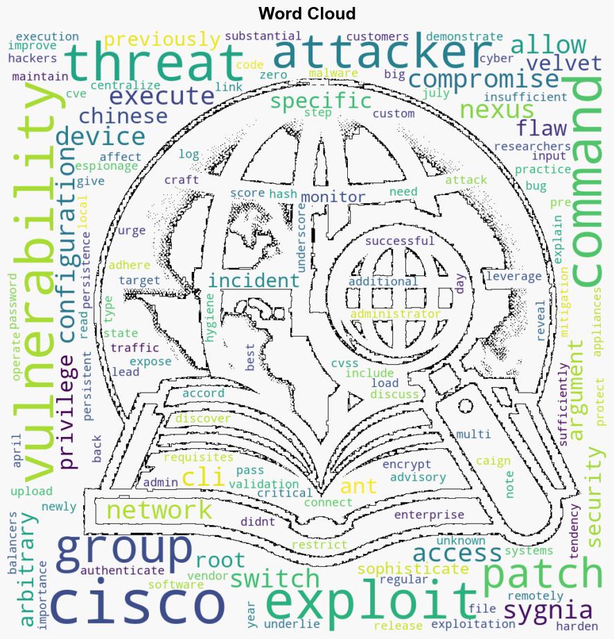 Cisco Patches ZeroDay Bug Used by Chinese Velvet Ant Group - Infosecurity Magazine - Image 1