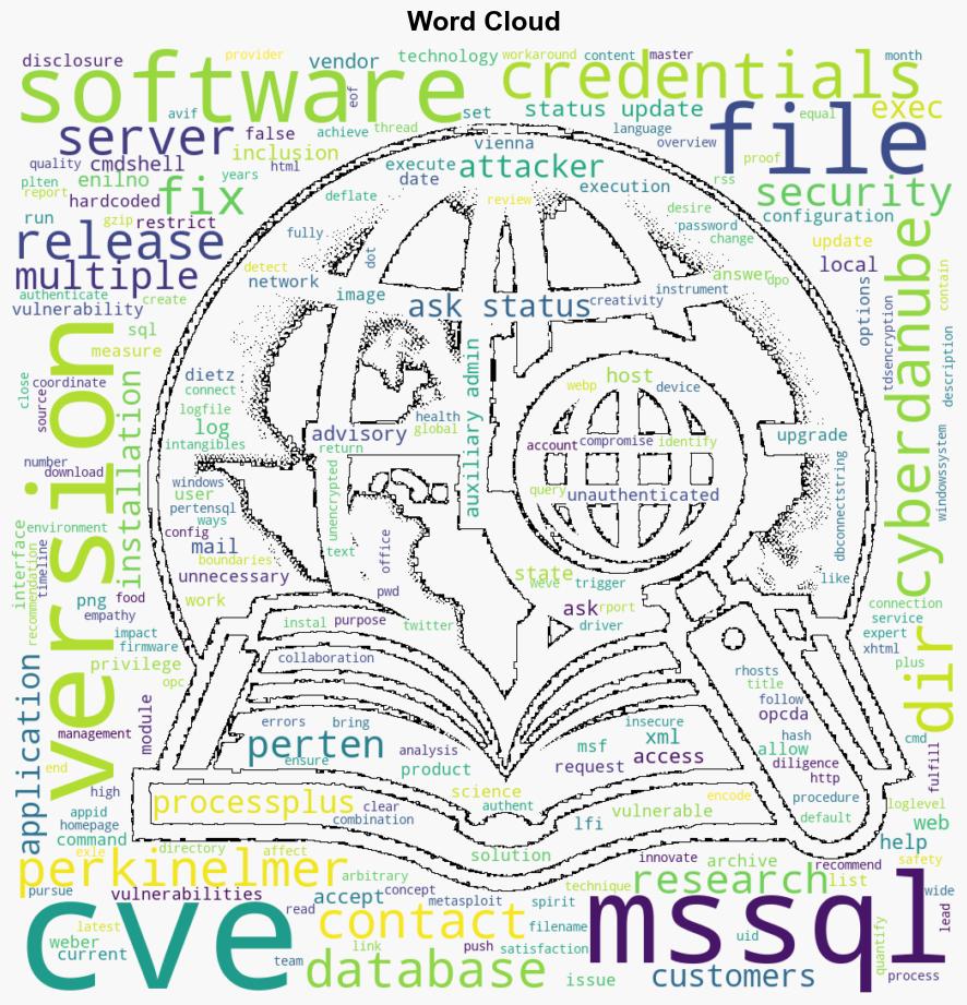 CyberDanube Security Research 202407220 Multiple Vulnerabilities in PertenPerkinElmer ProcessPlus - Seclists.org - Image 1