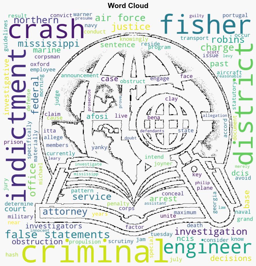 Engineer Charged with Obstructing a Criminal Investigation into the Cause of the USMC Yanky 72 Plane Crash - Soldiersystems.net - Image 1