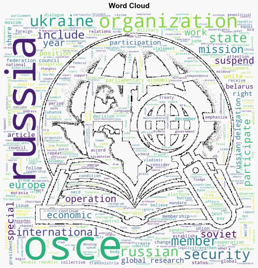 Excluded from OSCE OECD Russia Is Carving a New Regional Security Architecture - Globalresearch.ca - Image 1