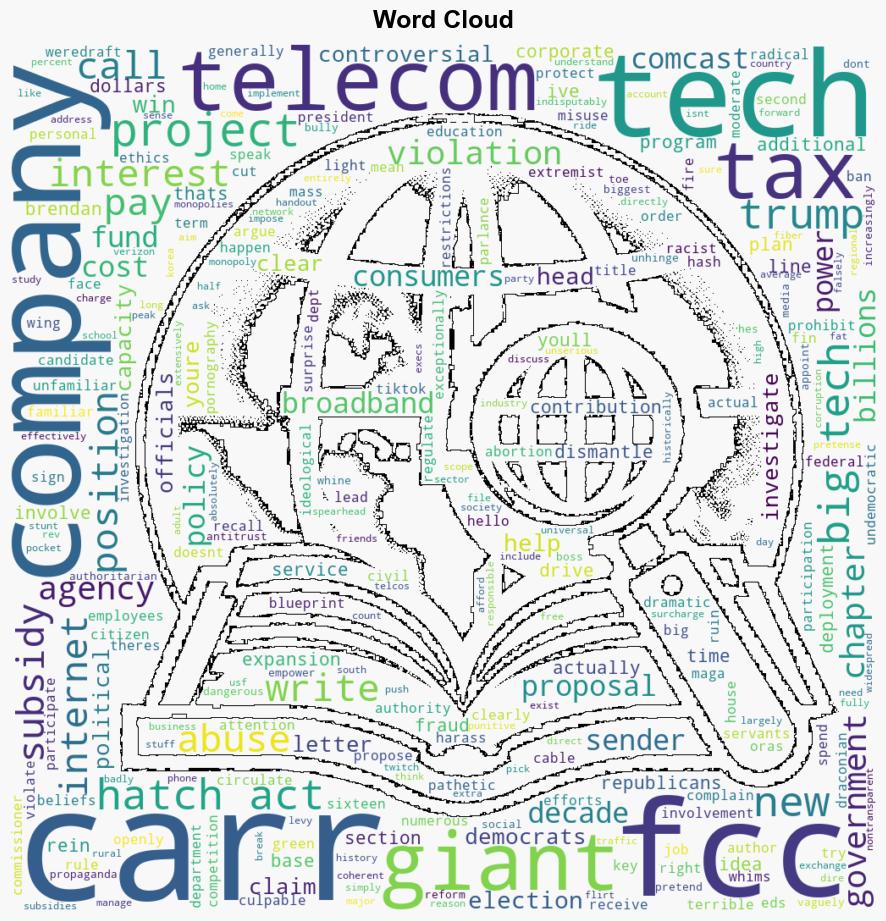 FCCs Carr Wrote A Project 2025 Chapter On Ruining The FCC And Taxing Tech Giants Which May Have Violated The Hatch Act - Techdirt - Image 1