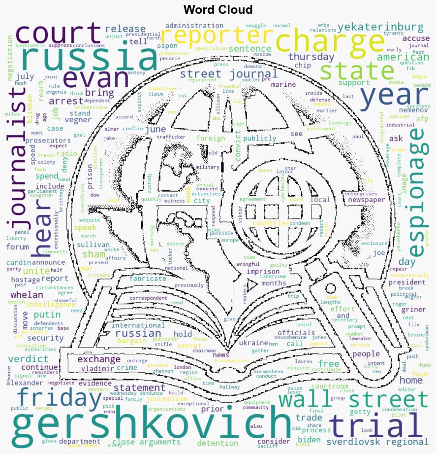 Gershkovich verdict expected as prosecution seeks 18 years in high security prison - ABC News - Image 1