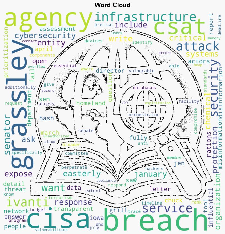 Grassley Wants More Details On Breach Of CISA System - SC Magazine - Image 1