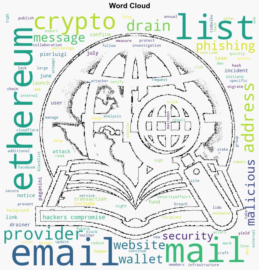 Hackers compromised Ethereum mailing list and launched a crypto draining attack - Securityaffairs.com - Image 1