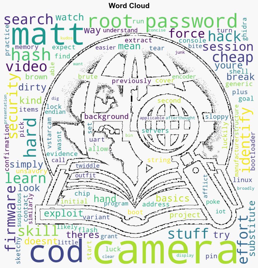 Hacking an IoT Camera Reveals HardCoded Root Password - Hackaday - Image 1