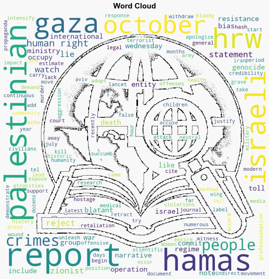 Hamas rejects HRW report citing lies and blatant bias - Globalsecurity.org - Image 1