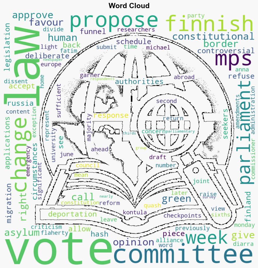 Key parliamentary committee gives green light to Finlands controversial deportation bill - YLE News - Image 1