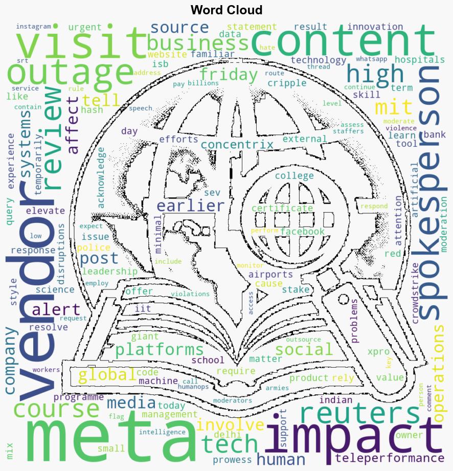 Meta Content Moderation Vendors Hit By Global Cyber Outage - NDTV News - Image 1