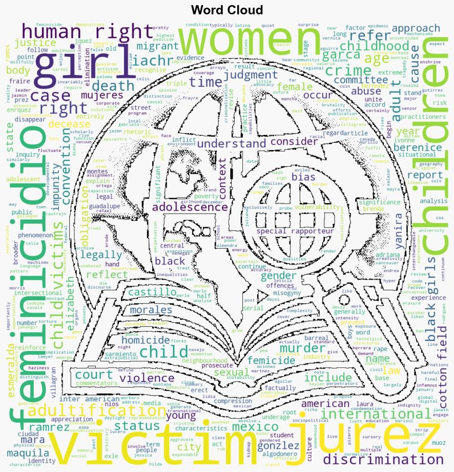 Murdering Women Killing Childhood Conflating Women and Girl Victims of Ciudad Jurezs Feminicidios - Opiniojuris.org - Image 1