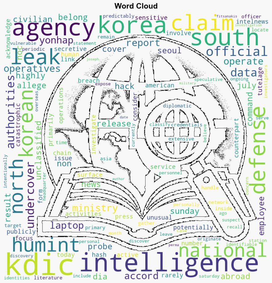 South Koreas top HUMINT agency probes potentially catastrophic data breach - Intelnews.org - Image 1