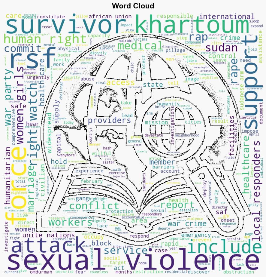 Sudan Widespread Sexual Violence in the Capital - Human Rights Watch - Image 1