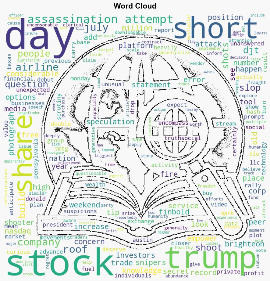 Trump stock saw record shorts the day before the assassination attempt were investors tipped off - Naturalnews.com - Image 1