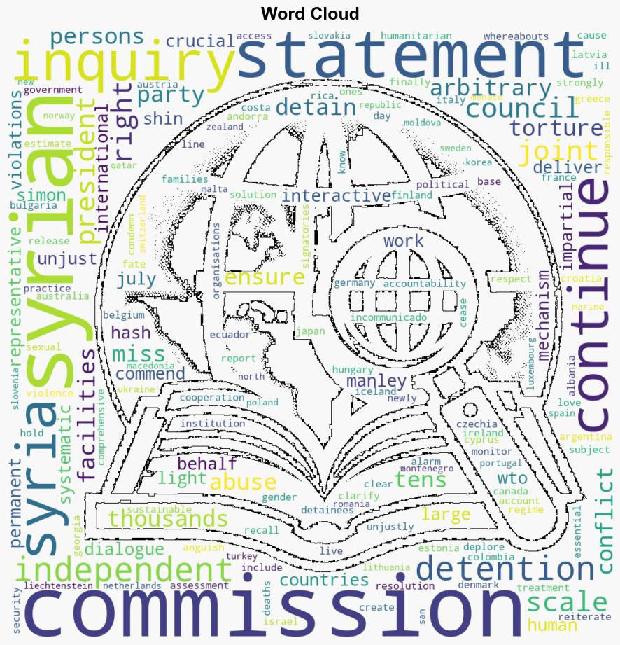 UN Human Rights Council 56 Joint Statement with UN Commission of Inquiry on Syria - Globalsecurity.org - Image 1