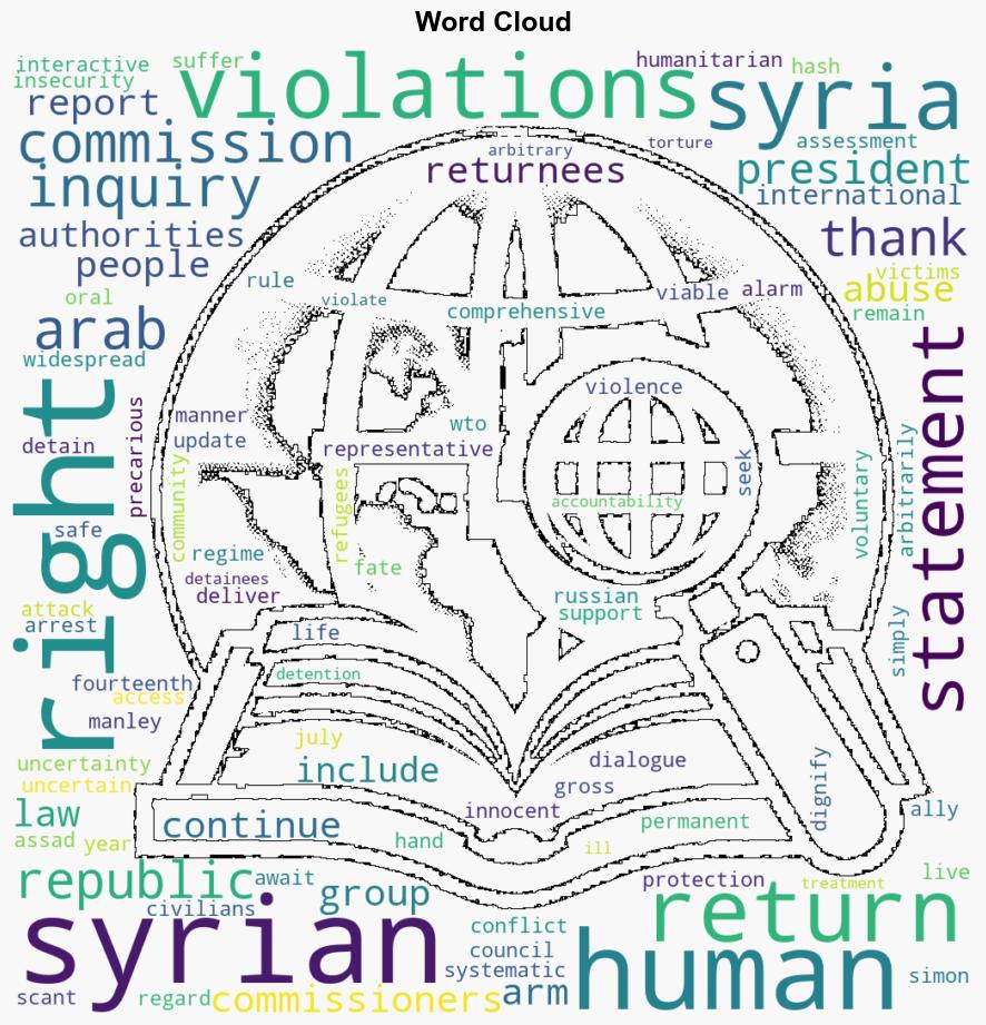 UN Human Rights Council 56 UK statement for the Commission of Inquiry on the Syrian Arab Republic - Globalsecurity.org - Image 1